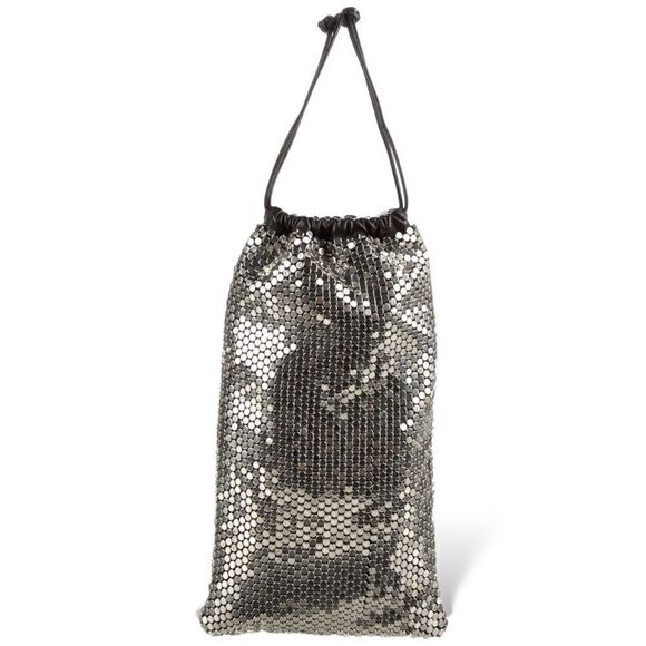 ALEXANDER WANG Chainmail Leather Clutch / Dust Bag - Picture 1 of 12